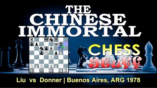 "THE CHINESE IMMORTAL" || Liu Wenzhe vs Jan Hein Donner, Buenos Aires Olympiad, ARG (1978)