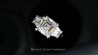 Beautiful Asscher Cut Diamond Ring