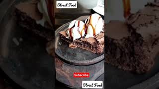 Sizzling Brownie #chocolate #shorts #brownie #streetfood