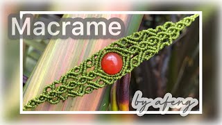 Macrame by Afeng: Macrame Bracelet | Retro Style Bracelet｜编绳｜DIY| Follow me step by step