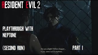 Resident Evil 2 Remake 2nd Scenario (Leon) Playthrough Part 1