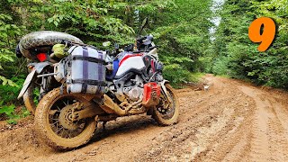 Мотопутешествие в Индию. Бездорожье Грузии на Honda Africa Twin часть 9