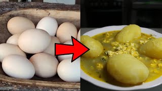 Ají de Huevo 🌶️🥚 clásica receta peruana