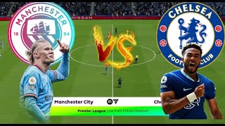 MANCHESTER CITY VS CHELSEA | efootball 2024 | HALLAND | gameplay ps5