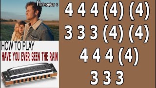 HAVE YOU EVER SEEN THE RAIN HARMONICA ( C DIATONIC ), ARMÓNICA C, BLUES HARP C, GAITA DE BOCA C