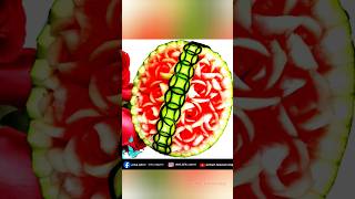 The Art in Watermelon Rose Carving – How to Carve Watermelon Flower *DIY #love #lovesong #tamil