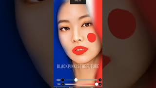 Requested video !!! 🇨🇵 Hair Edit on Jennie 🤩 #blackpink #kpop #solo #shorts #viral