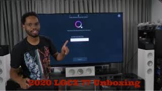 2020 LG CX 77" 4K OLED TV Unboxing & Initial Setup