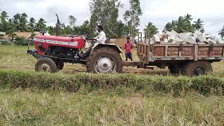 sonalika Di740 stuck in mud