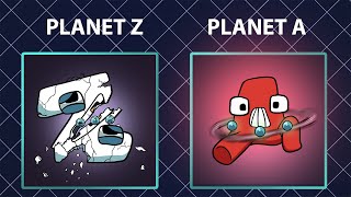 Alphabet Lore But Fixing Letters - Alphabet Lore Planet Z x Planet A