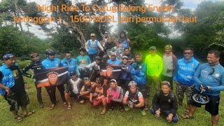 Gowes Malam Night Ride To Curug Balong Endah Kaki gunung salak, Ketinggian 1500 MDPL Federal team