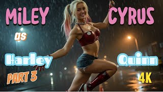 KI - AI generated Miley Cyrus as Harley Quinn Part 3