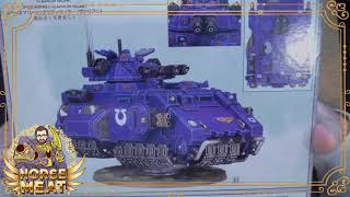 Space Marines Gladiator Tank - building on Warhammer 40k Wednesday