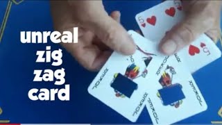 This trick looks INSANE! ultimate ZigZag card trick