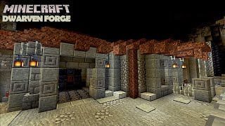 Minecraft Timelapse | Dwarven Blacksmith Forge - An underground dwarf city rises!