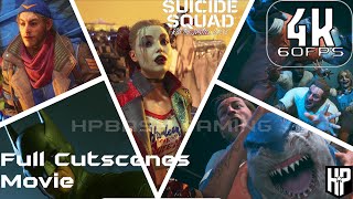 Suicide Squad: Kill the Justice League -  Full Cutscenes Movie -  4K | No Commentary