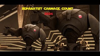 Star Wars Separatist Alliance Carnage Count 2024