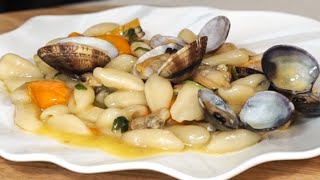 Cucina con CONAD - Gli gnocchi con fiori di zucca, vongole e pomodorini