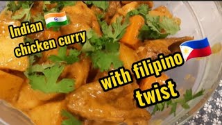 OUR VERSION OF indian CHICKEN CURRY🇮🇳/how to cook chicken curry /( @lcroxvlog7262 )