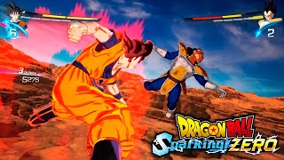 GOKU vs VEGETA | Saiyajin Saga | Dragon Ball Sparking Zero | Gameplay #1