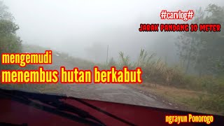 MENGEMUDI DI PEGUNUNGAN (BERKABUT)