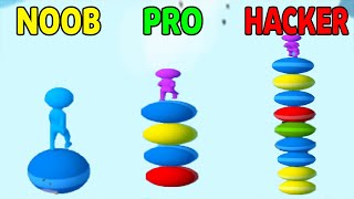 Stack Rider - NOOB VS PRO VS HACKER