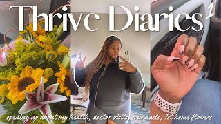 THRIVE DIARIES ✨ Going to a nutritionist, Opening up about my obesity, First home flowers & nails!