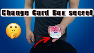 Change Card Box secret