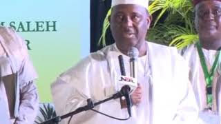 Abdul Samad Rabiu speaks at Sheikh Sharif Ibrahim Saleh Islamic Center fundraising ceremony