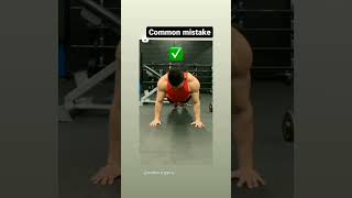 pushup's common mistake's |Stop doing this 💪🔥 #shorts #shortsfeed #youtubeshorts #shortsbeta #viral