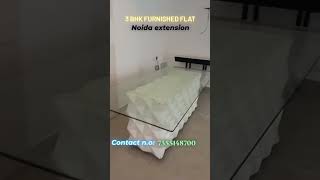 3 BHK furnished flat for sale in Noida extension#properties #realestate #flat #3bhk