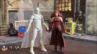 Marvel Legends WANDAVISION SCARLET WITCH and The VISION figure review