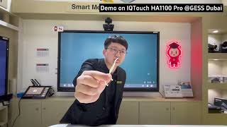 IQTouch HA1100 Pro Demo at GESS Dubai