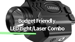 Budget LED LIGHT/Laser Pistol Sight Combo LSS500 #productreview #ledlights