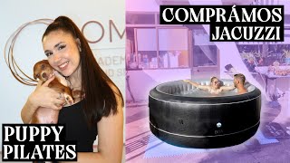 COMPRÁMOS UM JACUZZI 😅 Fiz uma aula de PUPPY PILATES | Joana Gentil