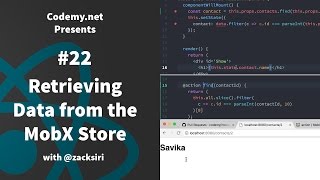 React: Retrieving Data from the MobX Store - [022]