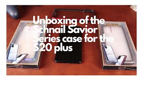 #GalaxyS20plus  #Schnailcase Unboxing of the Schnail Savior Series case Galaxy S20+