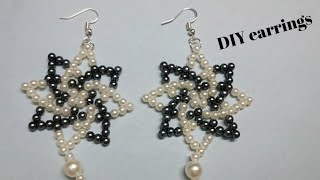 How to make twist earrings at home /easy & simple earrings /DIY earrings