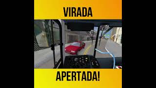 🔴 VIRADA APERTADA COM O MARCOPOLO TORINO 1999 VOLVO B7RLE PADRÃO BH - OMSI 2 #SHORTS