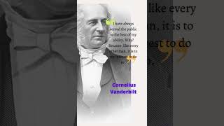 "I have always served the public to the best of my ability. Why? 🤔 - #shorts #corneliusvanderbilt