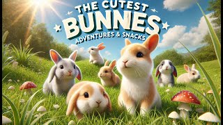 The Cutest Bunnies: Adventures, Playtime, and Snacking with Fluffy Friends 🐇💖