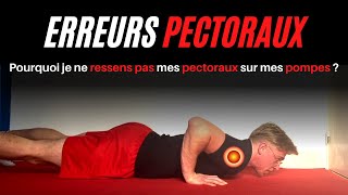 Pourquoi tu ne RESSENS PAS TES PECTORAUX quand tu fais tes POMPES !