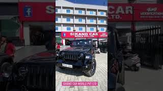 Full Modified Black Mahindra Thar  By Sikand Car World | India's Biggest Thar Modification Center