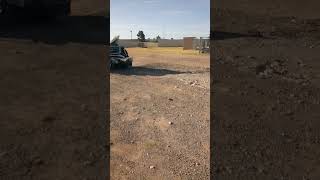 wrecked GMC pickup in Midland tx July 2024