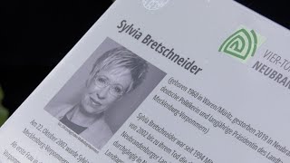 Ehrung für Sylvia Bretschneider