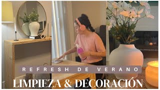 LIMPIA Y DECORA CONMIGO🧺🫧🤍|COMO ME ORGANIZO PARA SIEMPRE TENER LIMPIA MI CASA|#limpieza #decoracion