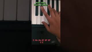 Anti Hero Piano Tutorial #shorts