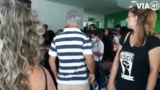 A greve dos professores em Eunápolis continua