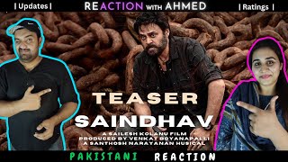 Pakistani Couple Reaction | Saindhav - Hindi Teaser | Venkatesh Daggubati | Nawazuddin Siddiqui