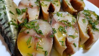 ТАКУЮ СКУМБРИЮ ВЫ ЕЩЕ НЕ ЕЛИ !!! ВКУСНОТЕНЬ ИЗ НИЧЕГО // СЕКРЕТЫ МАЛОСОЛЬНОЙ СКУМБРИИ